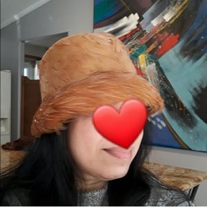 Vintage de ville feather hat